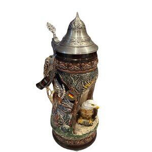 King Tierwelt Wildlife Limited Edition Hand Painted 3D Eagle Beer Stein